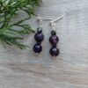 Ametüst ja Hematiit Kõrvarõngad